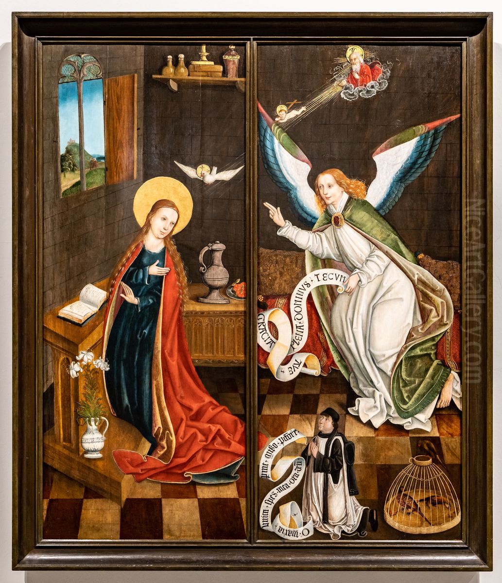 Verkundigung an Maria Oil Painting by Allgau