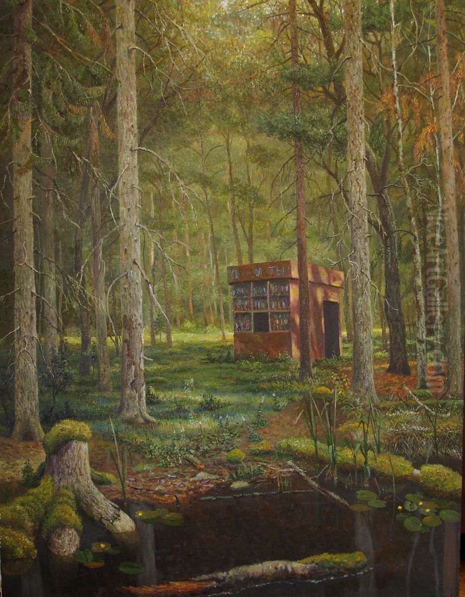 Cocoon Oil Painting by unknown