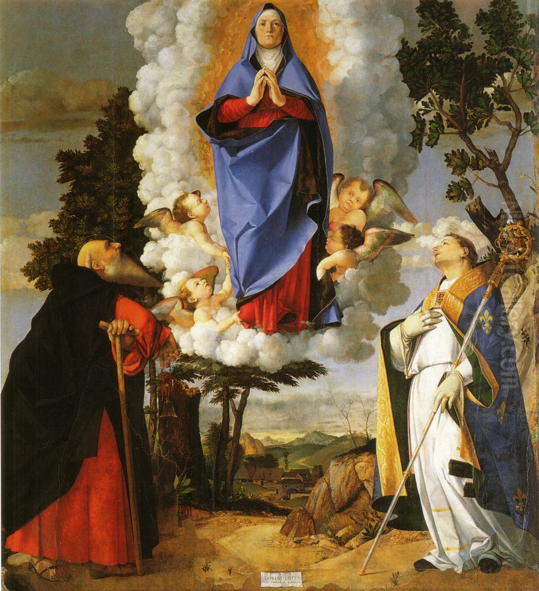Asolo Altarpiece Oil Painting by Lorenzo Lotto