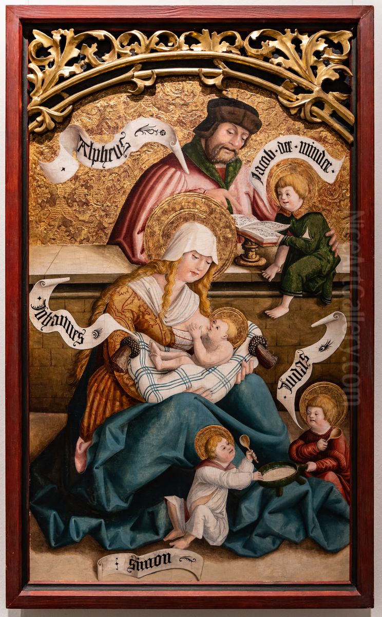 Heilige Sippe Oil Painting by Bernhard Strigel