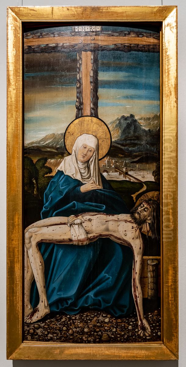Beweinung Christi (Pieta) Oil Painting by Hans Leonhard Schaufelein