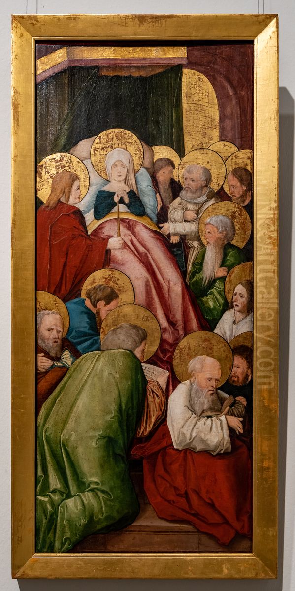 Marientod Oil Painting by Hans Leonhard Schaufelein