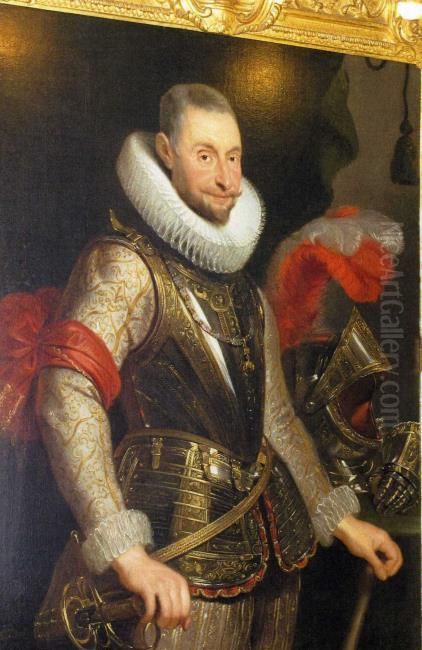 Portrait of Ambrogio Spinola (1569-1630) Oil Painting by (studio of) Rubens, Peter Paul