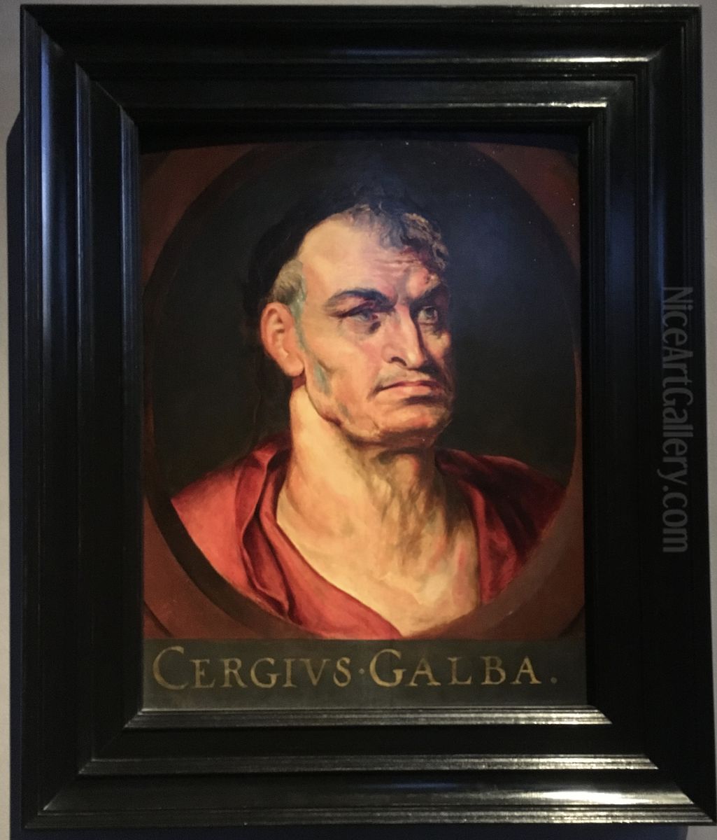 Portrait of emperor Servius Sulpicius Gabla Oil Painting by (studio of) Rubens, Peter Paul