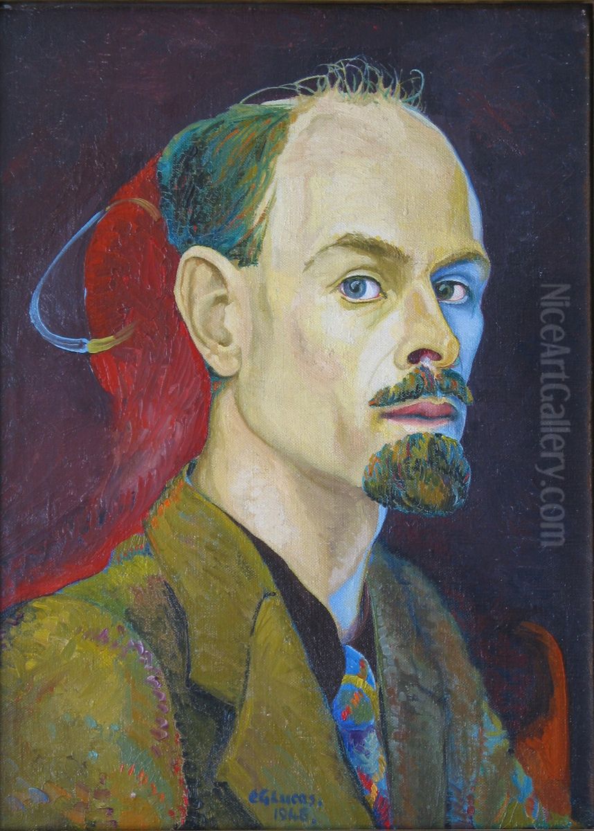 Self-portrait Oil Painting by Edwin G Lucas