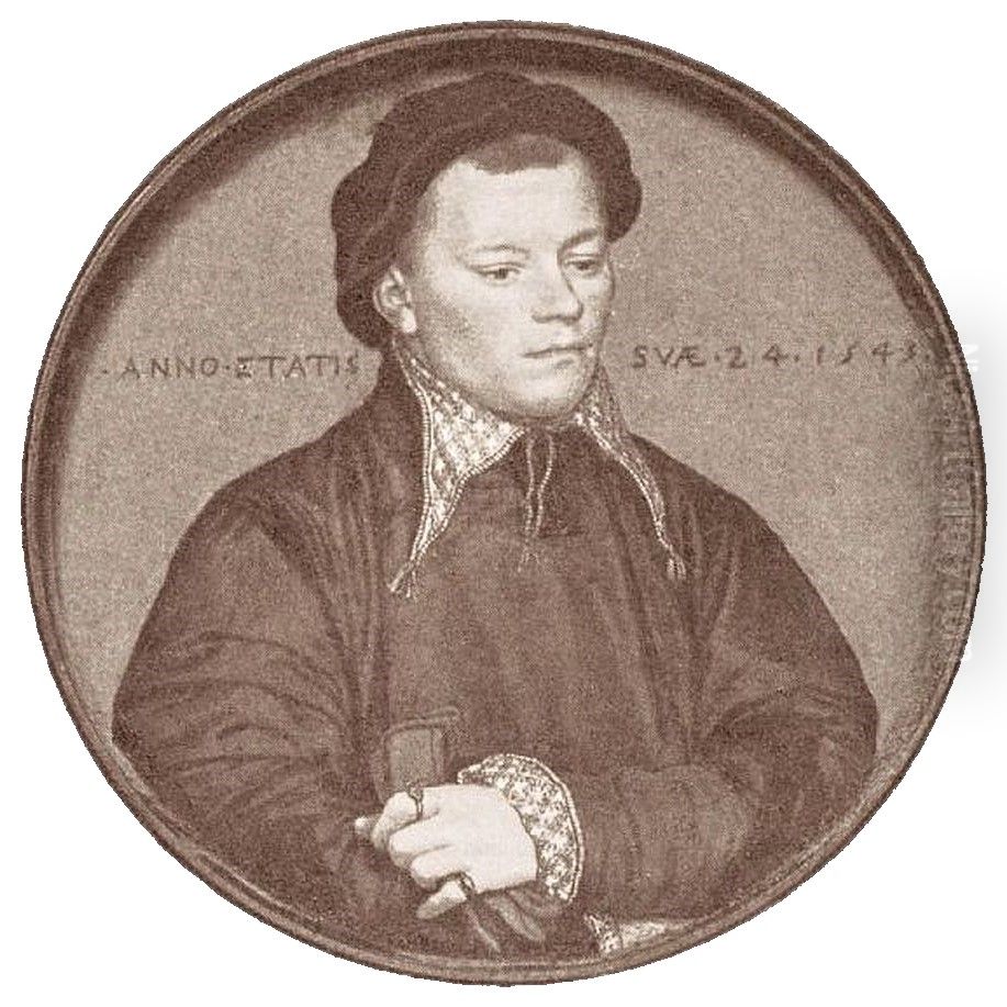 Portrait of Johann von Schwarzwaldt Oil Painting by Hans Holbein the Younger