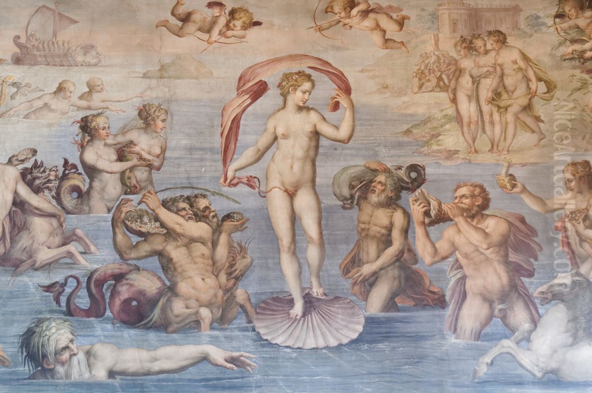 The Birth of Venus Oil Painting by Giorgio Vasari