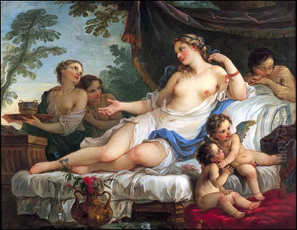 La Reveille de Venus Oil Painting by Charles-Joseph Natoire