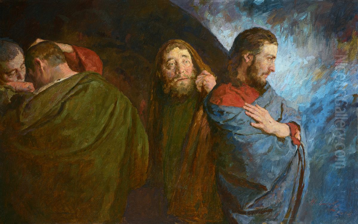 Quo vadis? Oil Painting by Andrei Mironov