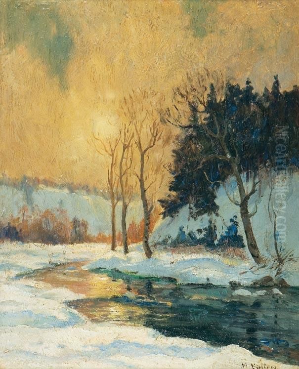 Spring break-up, North River Oil Painting by Maurice Galbraith Cullen