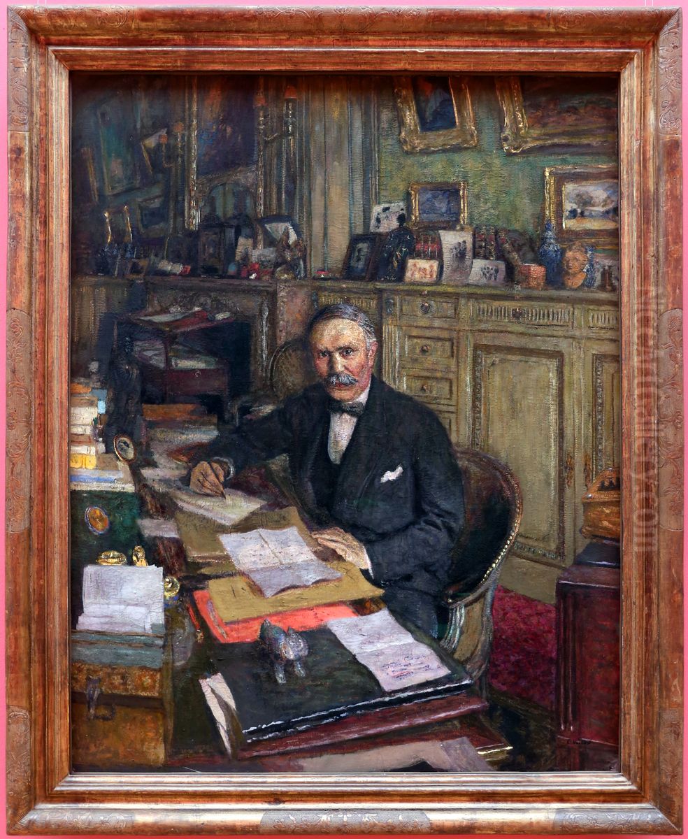 Louis Loucheur Oil Painting by Jean-Edouard Vuillard