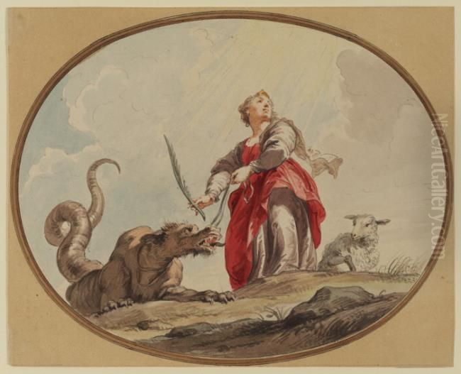 Saint Margaret Oil Painting by (studio of) Rubens, Peter Paul