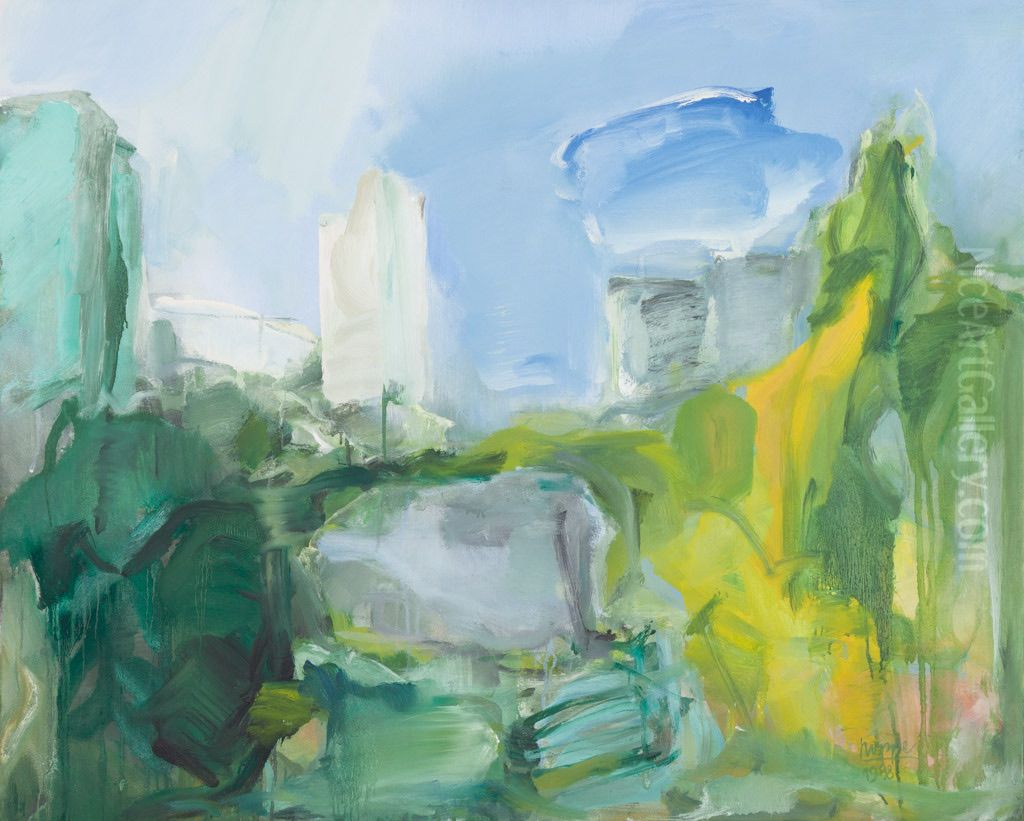 Am Springpfuhl Oil Painting by Peter Hoppe