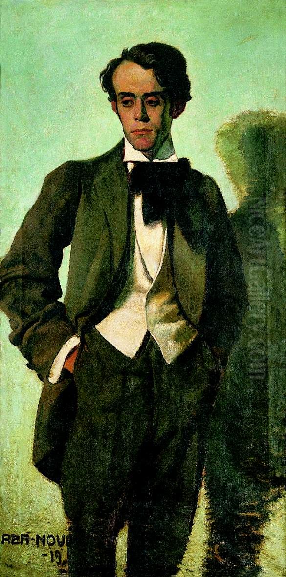 Portrait of Tibor Idranyi Oil Painting by Vilmos Aba-Novak