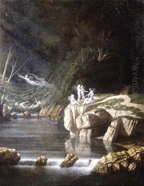 Fairies Oil Painting by Edwin Austin Abbey