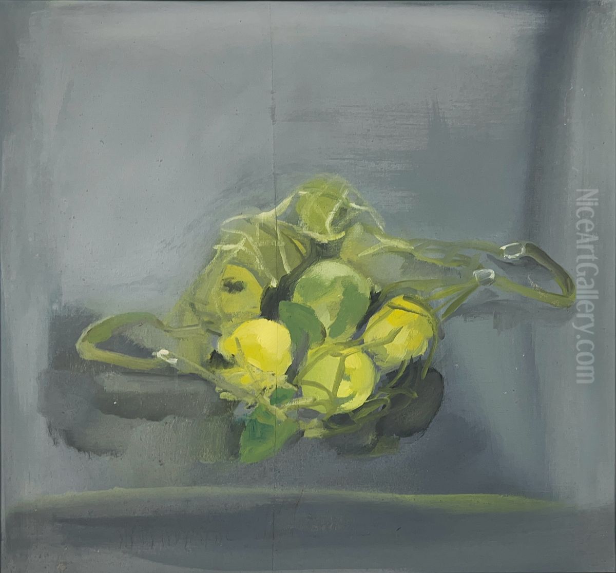 Quittenstudie Oil Painting by Peter Hoppe