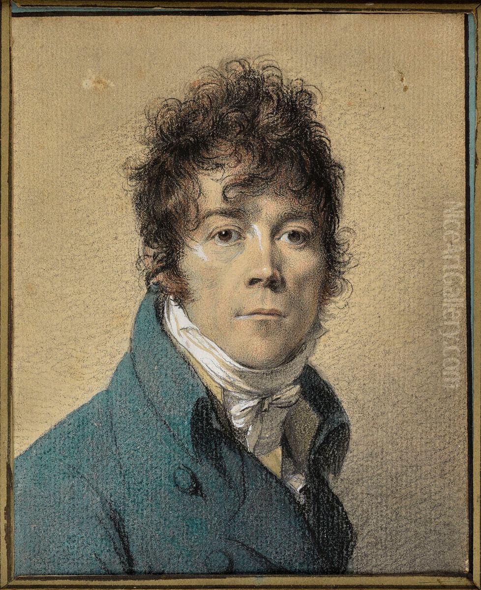 Self-portrait Oil Painting by Jean-Urbain Guerin