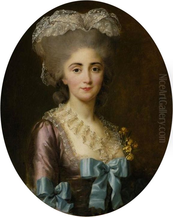 Portrait de madame Lesould Oil Painting by Elisabeth Louise Vigee Le Brun