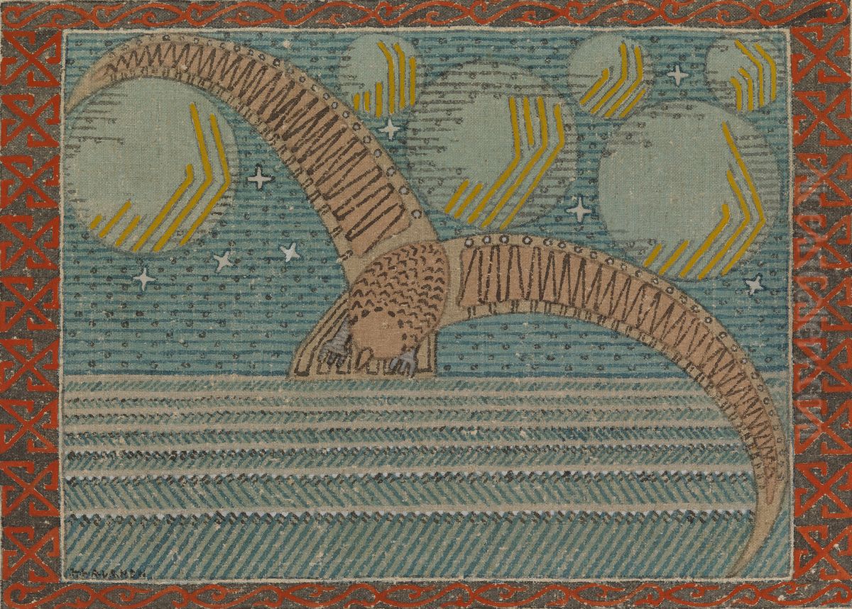 Sotkaja taivaankappaleita Oil Painting by Joseph Alanen