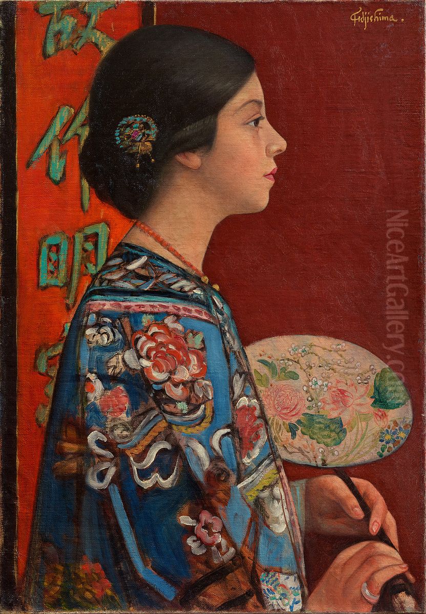 Orientalism Oil Painting by Fujishima Takeji