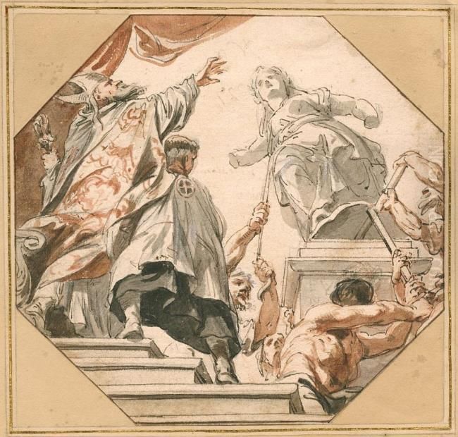 Saint John Chrysostom Oil Painting by (studio of) Rubens, Peter Paul