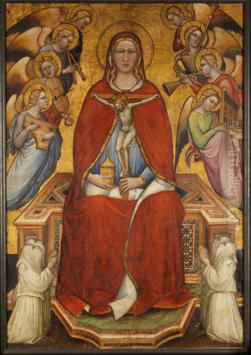 Processional Banner Oil Painting by Spinello Aretino