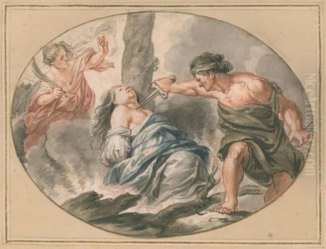 The martyrdom of Saint Lucy Oil Painting by (studio of) Rubens, Peter Paul