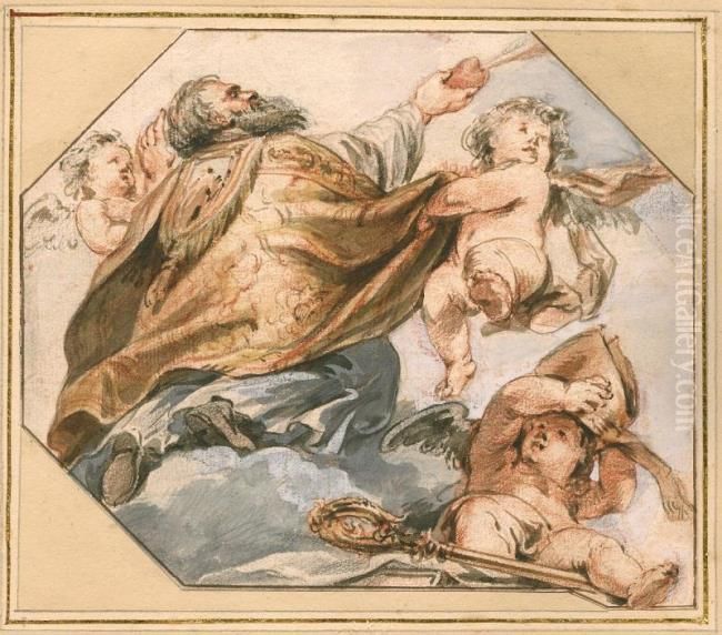 Saint Augustine Oil Painting by (studio of) Rubens, Peter Paul