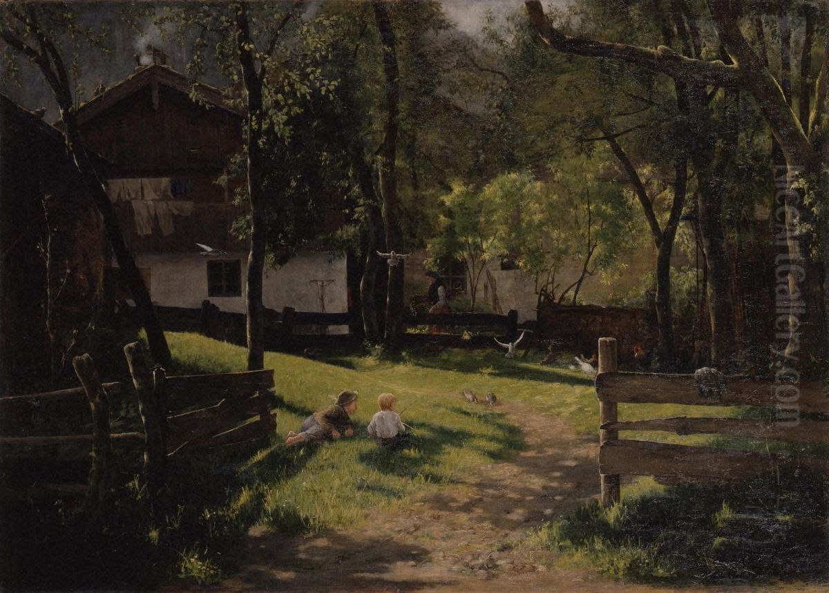 Landscape Oil Painting by Harada Naojiro