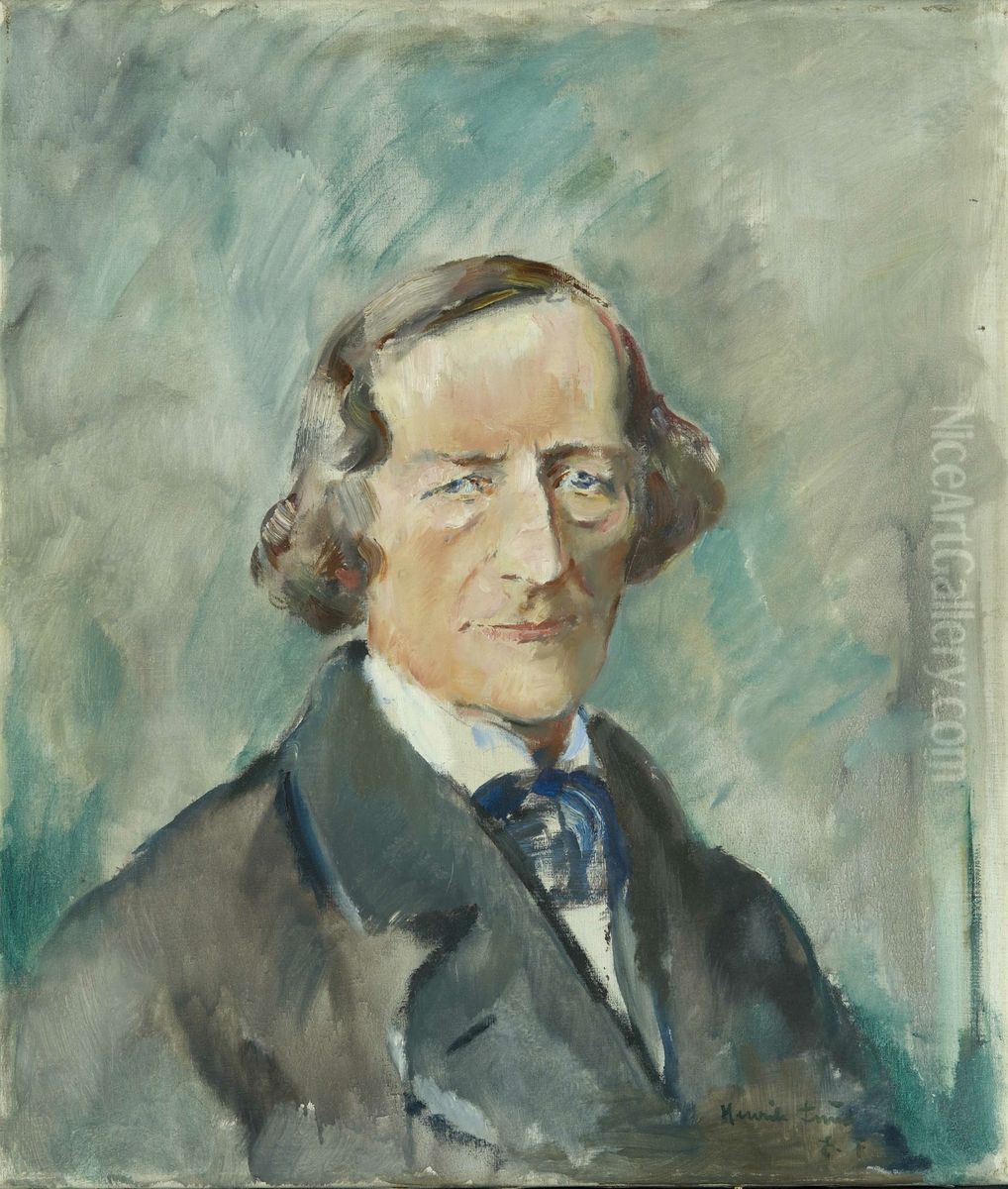 Portrait of Carl Christian Dunker Oil Painting by Henrik Lund