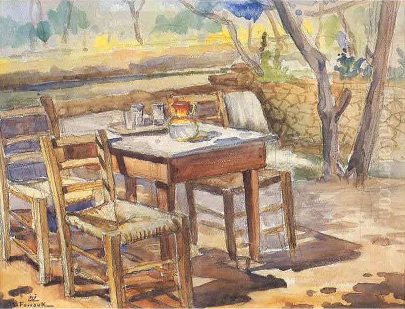 mqhy. Oil Painting by Moustafa Farroukh