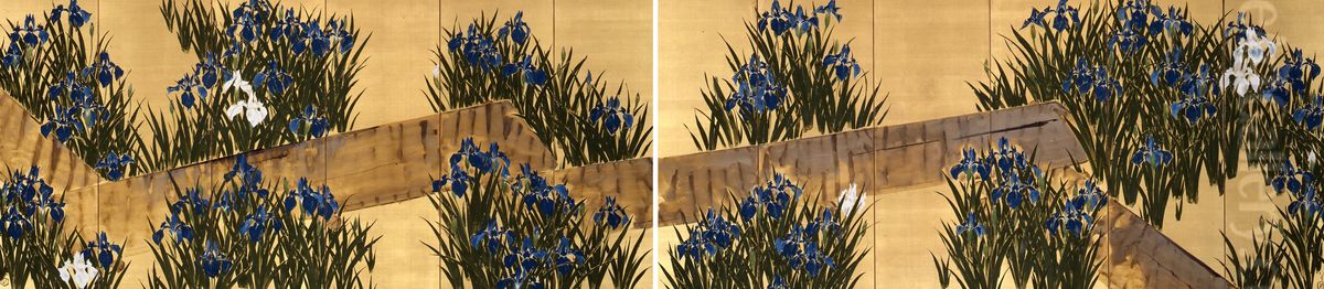 Eight Bridges Oil Painting by Kawabata Ryushi