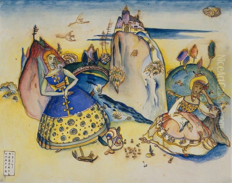 Imatra Oil Painting by Wassily Kandinsky