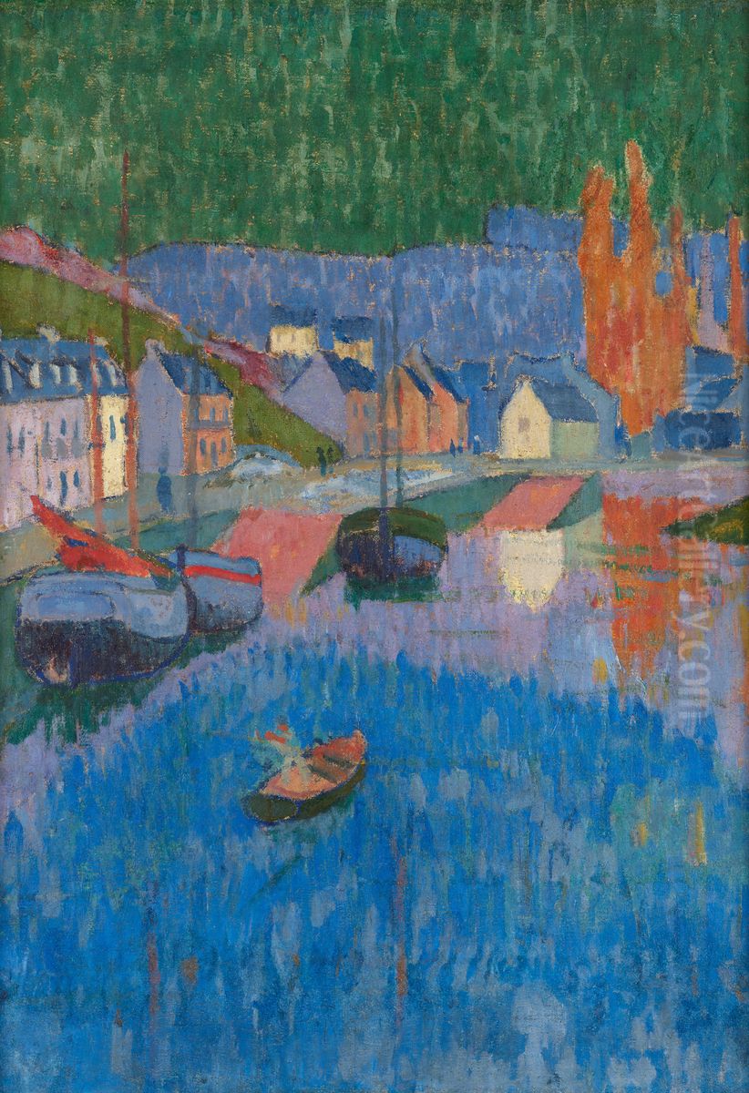 Seaport Oil Painting by Armand Seguin