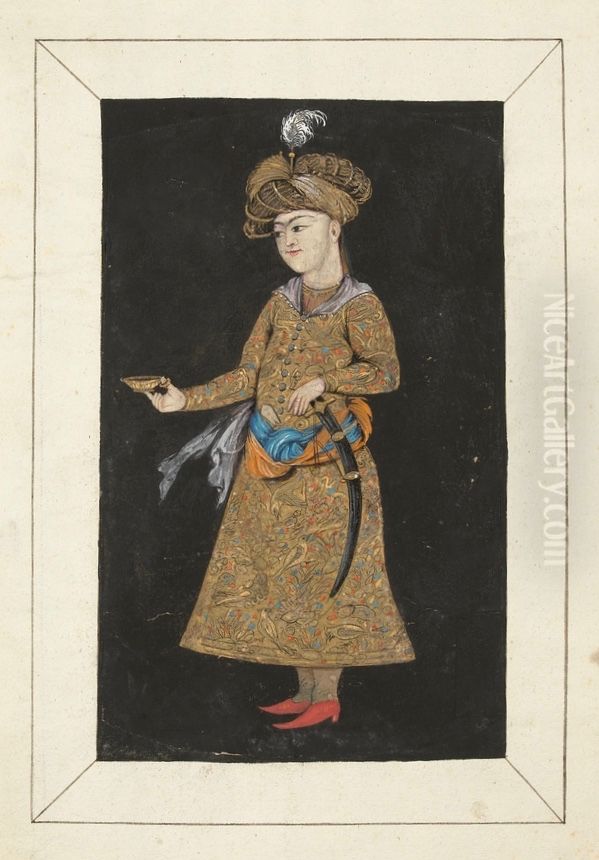 Persian Youth Oil Painting by Gesina Ter Borch