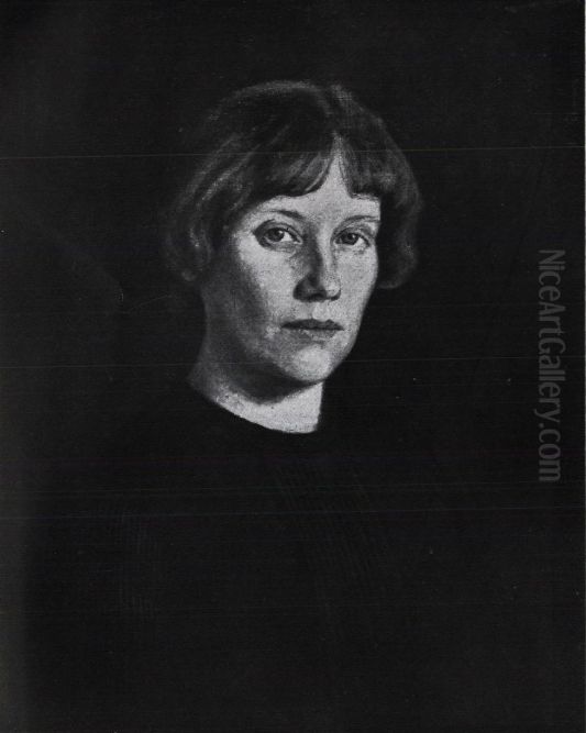 Self-portrait Oil Painting by Kris Torne