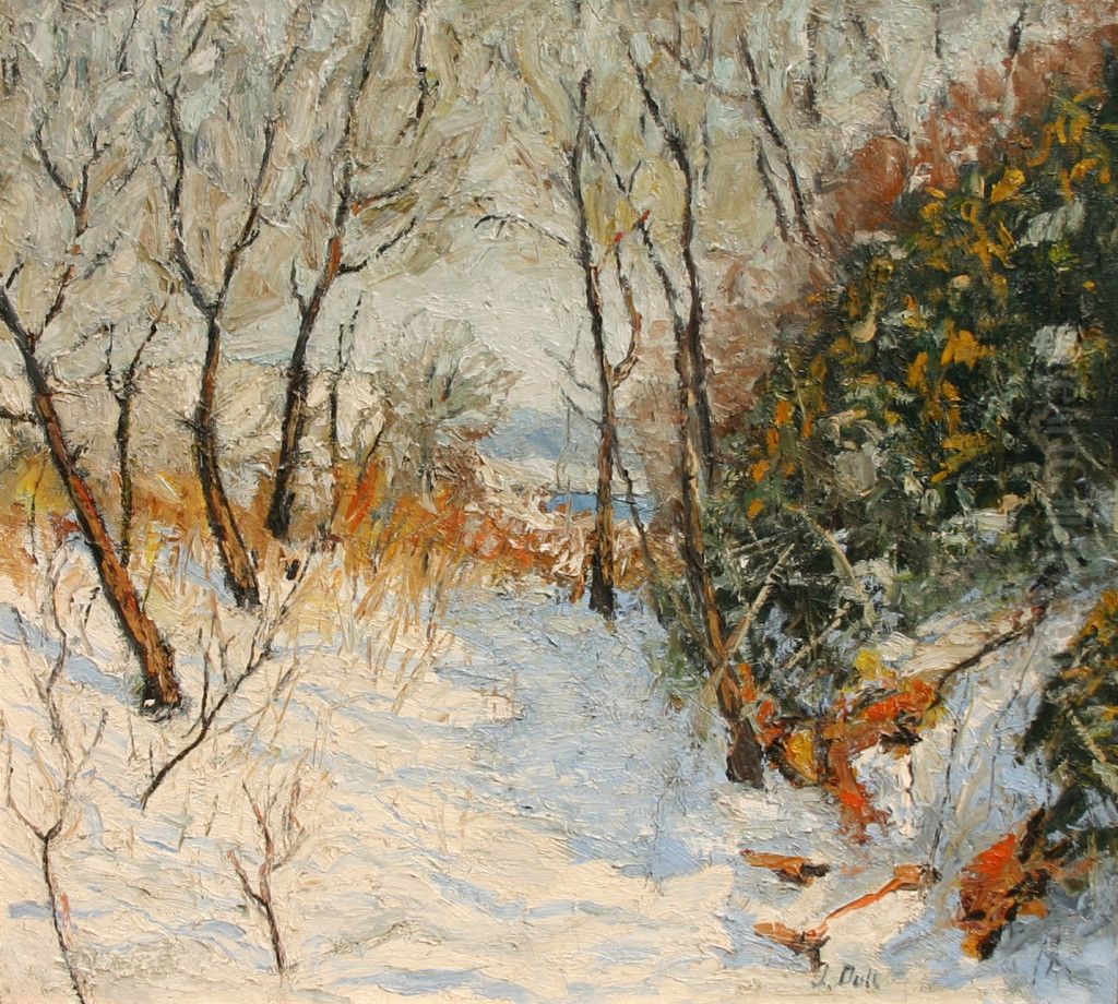 Path to the Delaware Oil Painting by unknown