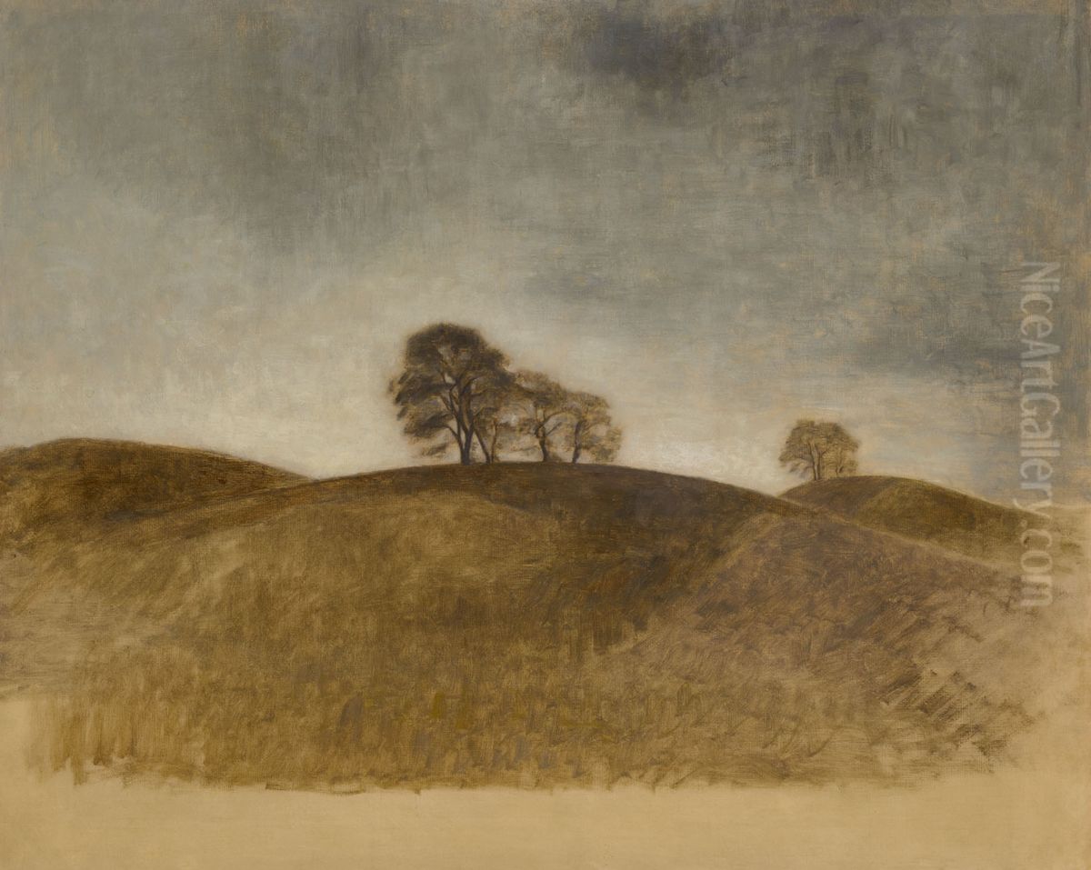 Dunkebakke, Frederiksvaerk Oil Painting by Vilhelm Hammershoi