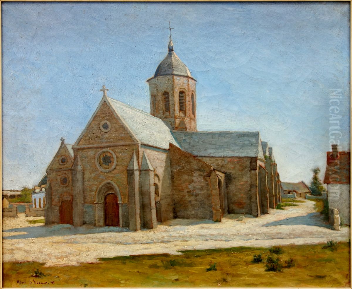 The St. Michael's Church in Etaples Oil Painting by Henri Le Sidaner