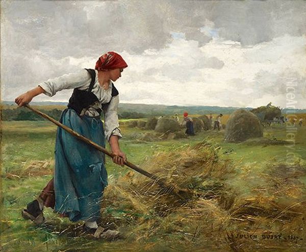 The Harvest (La moisson) Oil Painting by Julien Dupre