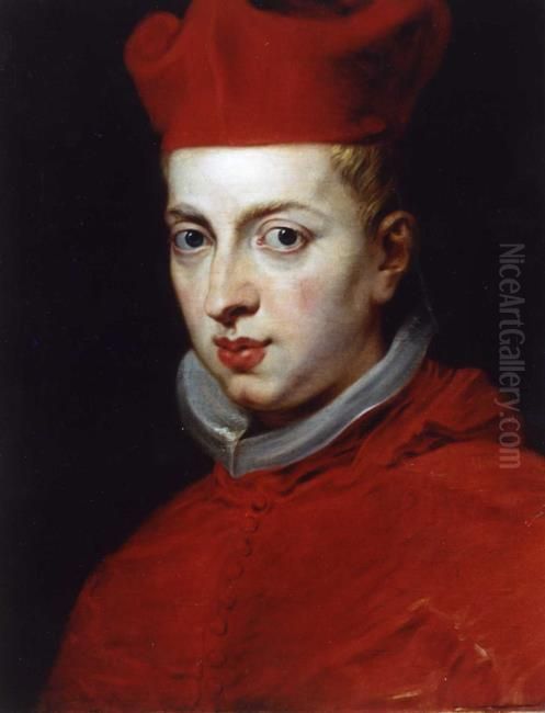 Ferdinand, cardinal-infante of Spain (1609-1641) Oil Painting by (studio of) Rubens, Peter Paul