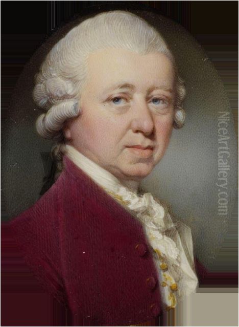 Portrait of an unknown man Oil Painting by Jeremiah Meyer