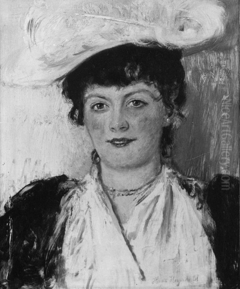 Olga Heyerdahl Oil Painting by Hans Heyerdahl