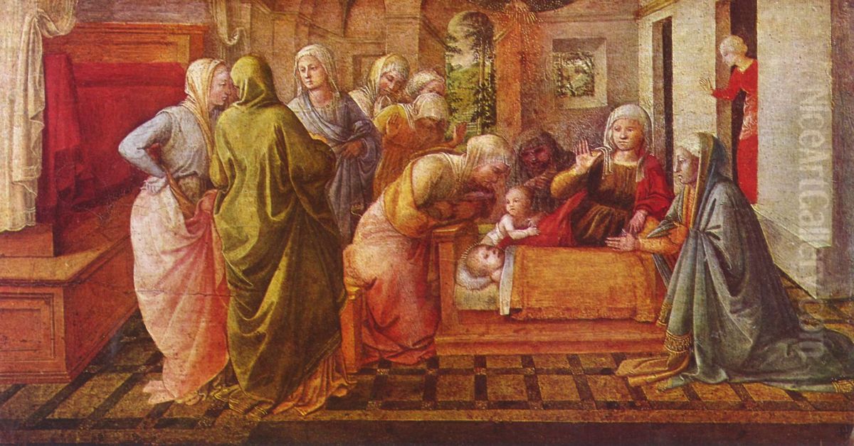 Ambrosius-Legende Oil Painting by Filippo Lippi
