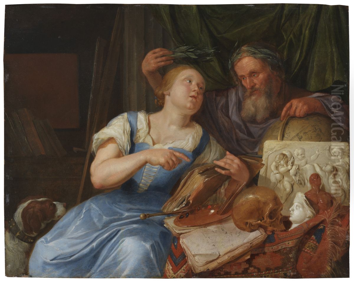 Allegory of Painting Oil Painting by Jacob Toorenvliet