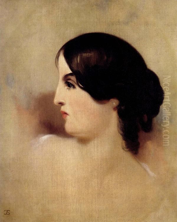 Blanch Sully (1814-1898) Oil Painting by Thomas Sully