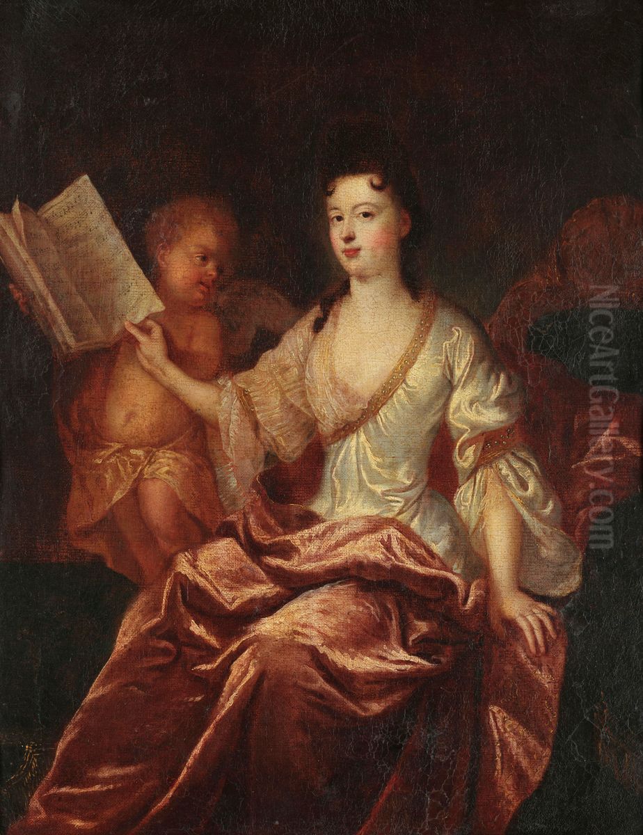 Portrait of Catherine de La Boissiere Oil Painting by Francois de Troyor workshop