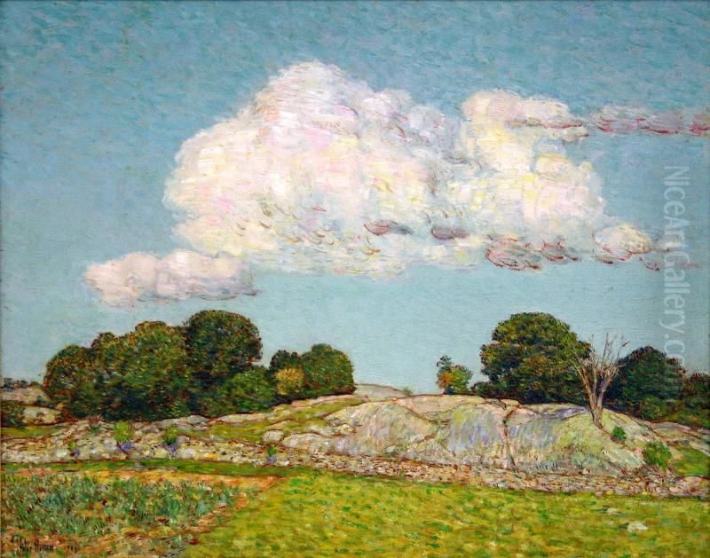 The Dragon Cloud, Old Lyme Oil Painting by Childe Hassam