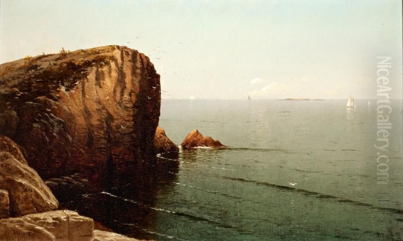 Great Head and Mt. Desert Island Oil Painting by Alfred Thompson Bricher