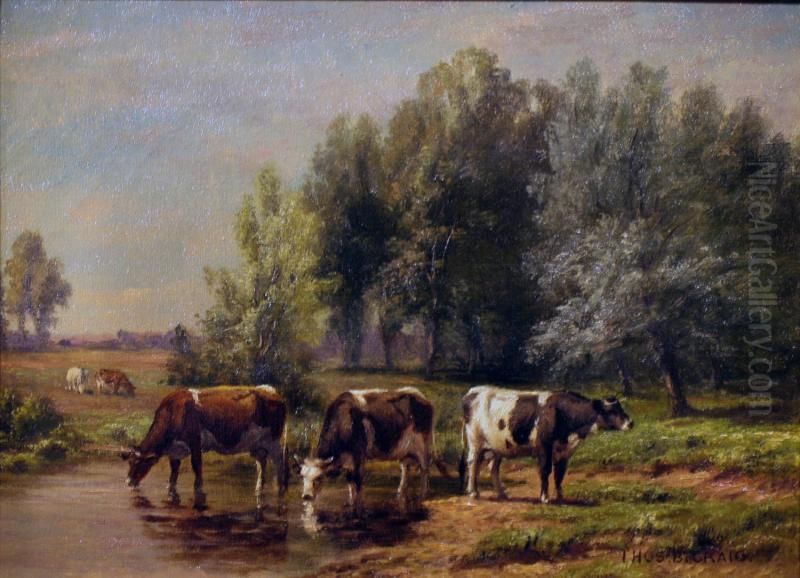 In June Sunshine Oil Painting by Thomas Bigelow Craig